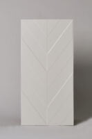 Płytka gresowa, włoska, matowa, rektyfikowana, ścienna, rozmiar 40x80cm, łazienkowa - MARCA CORONA 4D chevron white