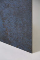 Płytka włoska, gresowa, rektyfikowana, podłoga, ściana, matowa, imitacja metalu, rozmiar 60x120cm - SERENISSIMA Costruire metallo nero 120