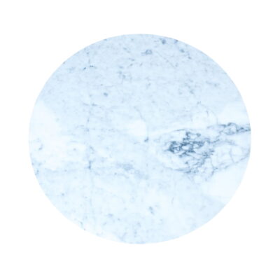 Stolik kawowy, blat marmurowy Carrara Bianco – Parabola