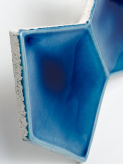 Niebieskie kafelki ręcznie robione Acquario Due Papillon Lucida A32 13X20