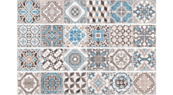 ABSOLUT TUVALU 15×90 - 4 wersje wzoru na płytce