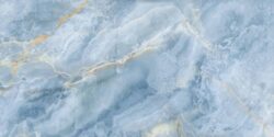 Płytki imitujące niebieski marmur twarz 5 - Absolut Aland Lappato 60x120 cm