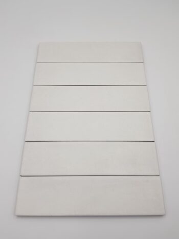 Harmony LAND WHITE 4,6x18,4 - Białe płytki matowe