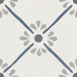 Harmony Provenza Blue Flower 22,3x22,3 - Kafelki z niebieskim motywem kwiatowym, twarz 3