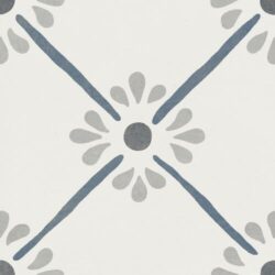 Harmony Provenza Blue Flower 22,3x22,3 - Kafelki z niebieskim motywem kwiatowym, twarz 4