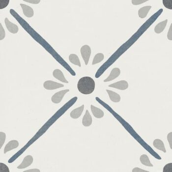 Harmony Provenza Blue Flower 22,3x22,3 - Kafelki z niebieskim motywem kwiatowym, twarz 4