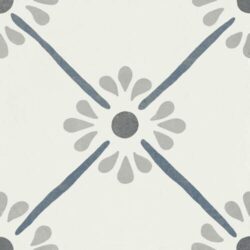 Harmony Provenza Blue Flower 22,3x22,3 - Kafelki z niebieskim motywem kwiatowym, twarz 5