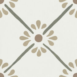 Harmony Provenza Green Flower 22,3x22,3 - kafelki zielony motyw kwiatowy twarz 4