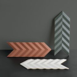 Hiszpańskie, ceramiczne dekory ścienne - Harmony Fold 15x38 cm.