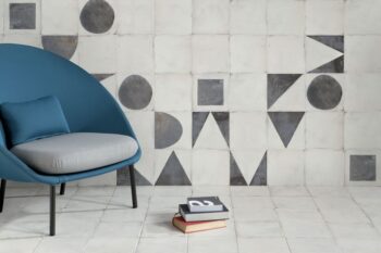 Harmony Maison Plain 22,3x22,3 - Płytki białe, retro