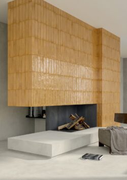 Płytki miodowe łazienkowe kominek Marca Corona Multiforme Opale 7,5x30 cm I857