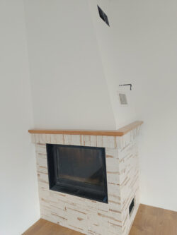 Płytki na kominek Natucer Sequoia BLANC 6,2x25