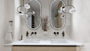 Szare płytki łazienkowe NOVABELL Deepstone Lunar Rettificato