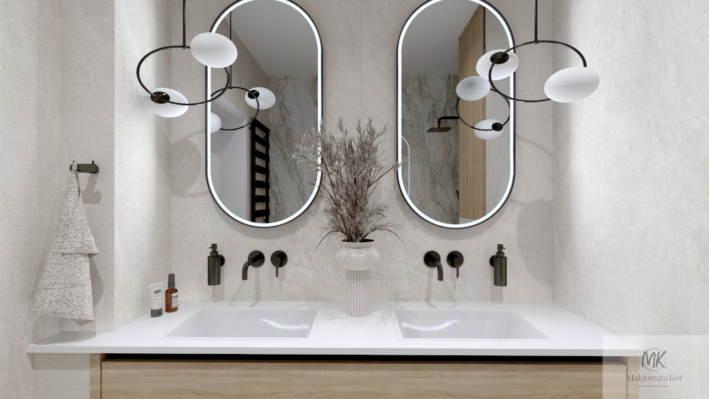 Szare płytki łazienkowe NOVABELL Deepstone Lunar Rettificato