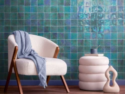 Kolekcja kwadratowych płytek holograficznych Life Ceramica Joy