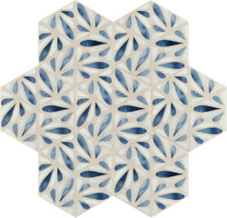 Glazura heksagon Terracreta dipinto Marna 25x21,6cm Marca Corona