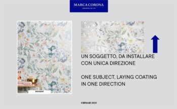 Marca Corona Multiforme Bouquet 40x80 płytki dekoracyjne do łazienki kwiaty