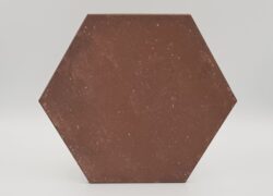 Płytki ceglane, heksagon, czerwone - Marca Corona BrickLane Red Esagono 25x21,6 cm. Kafelki imitujące starą cegłę na ścianę.