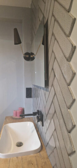 Małe płytki do łazienki - Harmony Highland Moonlight 7,5x30