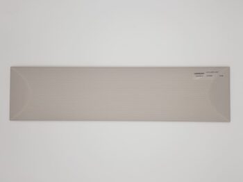 Płytki dekory jasnoszare - Peronda Harmony LOG SILVER 12,5x50 cm. Podłużna płytka dekor na ścianę z wypukłą, ryflowaną, matową powierzchnią.