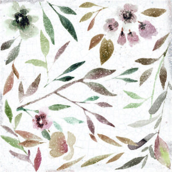Płytki w kwiaty twarz 3 - Harmony Mayolica Garden 15x15 cm
