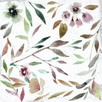 Płytki w kwiaty twarz 3 - Peronda Harmony Mayolica Garden 15x15 cm