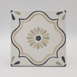 Płytki wzór marokański - Peronda Harmony TANGER SAND FLOWER 12,3×12,3