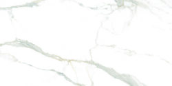 Płytki biały marmur, mat, twarz 1 - Museum PRALINE GOLD NT/60X120/C/R