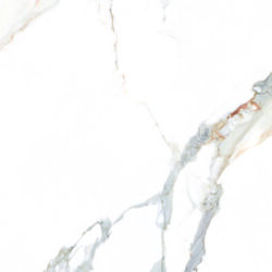 Płytki biały marmur, shaped, twarz 13 - Museum PRALINE GOLD SP/100X100/R