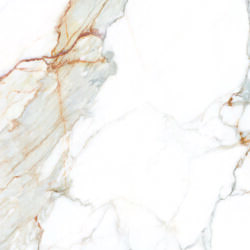 Płytki biały marmur, shaped, twarz 4 - Museum PRALINE GOLD SP/100X100/R