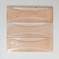 EQUIPE Hanoi Arco Pink 6,5x20 różowe płytki dekoracyjne