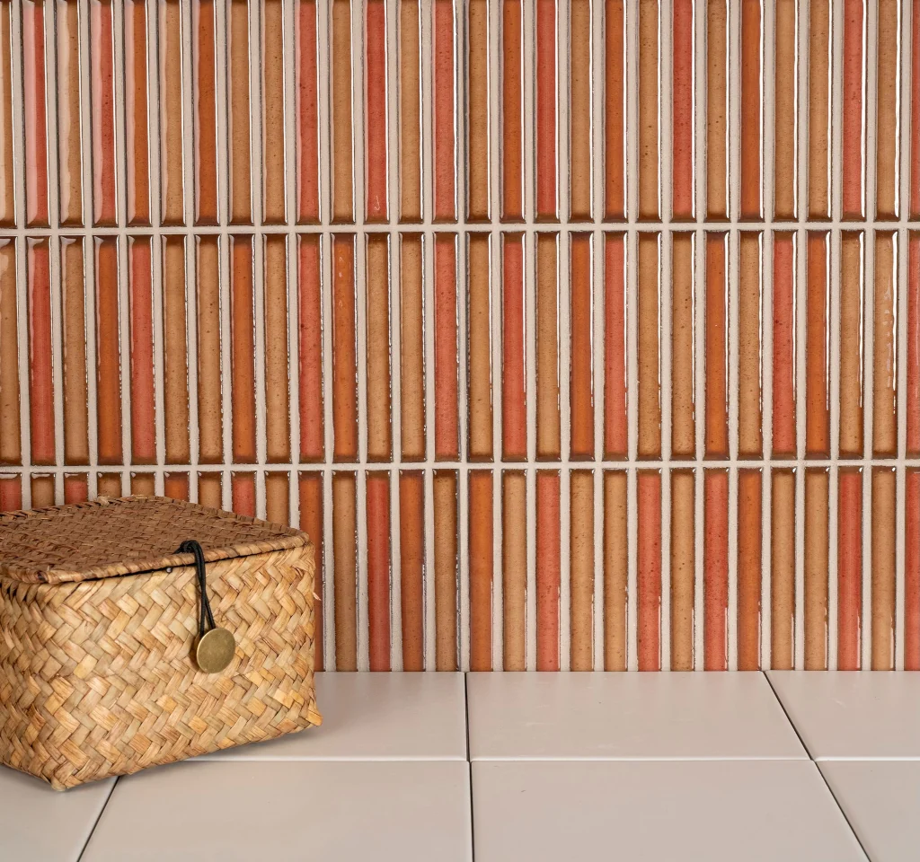 Estudio Karatsu Rusty Red 11,5X23 kafelki kitkat