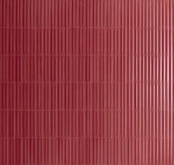 Kafelki 3d na ścianę czerwone 6x24 Marca Corona Miniature Rima Amanita K057