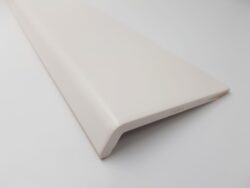 Płytka biała, 3d - Peronda Harmony ONA White 12x45cm. Ceramiczne dekory na ścianę z matową powierzchnia trójwymiarową.