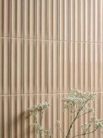 Płytki 3d lamele ścienne beżowe Marca Corona Miniature Rima Mandorla 6X24 K052