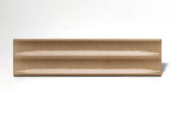 Płytki małe, ścienne, format 6x24cm, kolor karmelowy beż, faktura 3D błyszcząca - Marca Corona Miniature Rima Caramello 6x24 K053