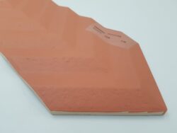 Płytki trójwymiarowe, kolor gliniany - Harmony Fold Clay 15x38