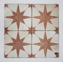 Płytki gwiazdy rdzawe - Peronda Fs STAR OXIDE 45×45 cm. Kwadratowe kafelki ceramiczne na ścianę i podłogę z matową powierzchnią i sztucznymi spoinami.