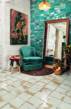 Płytki podłogowe w starym stylu - Peronda Fs HERITAGE WHITE LT 45x45 cm. Płytki na podłogę Peronda z efektem upływu czasu do salonu, łazienki, kuchni.