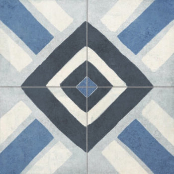Płytki we wzory geometryczne, twarz 2 - Peronda FS Sena Blue 45,2x45,2 cm