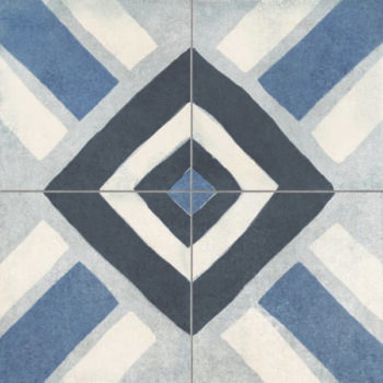 Płytki we wzory geometryczne, twarz 4 - Peronda FS Sena Blue 45,2x45,2 cm
