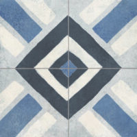 Płytki we wzory geometryczne, twarz 5 - Peronda FS Sena Blue 45,2x45,2 cm