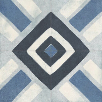 Płytki we wzory geometryczne, twarz 6 - Peronda FS Sena Blue 45,2x45,2 cm