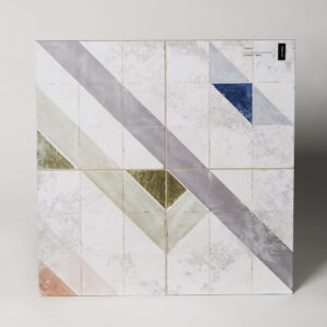 Płytki z fuga - Peronda FS Marais 45x45 cm. Kwadratowa płytka hiszpańska z kolorowym geometrycznym wzorem z matową powierzchnią i sztucznymi spoinami.