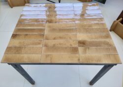 Płytki łazienkowe beżowe, cegiełki, Marazzi Lume Beige. Cegiełki retro w rozmiarze 6x24cm.