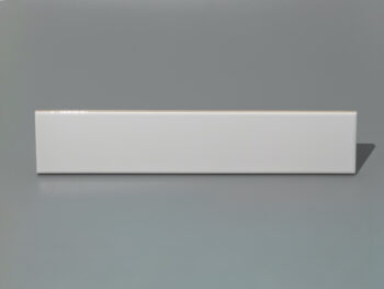 Białe długie cegiełki błyszczące Absolut Chicago White Flat 7,5x38