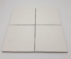 Białe, matowe płytki kwadratowe - Peronda Harmony TANGER PLAIN 12,3x12,3 cm