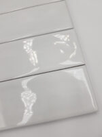 Harmony Glint White 5x15 - Małe białe płytki