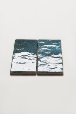 Morskie płytki cegiełki do łazienki - Harmony DYROY AQUA 6,5x20