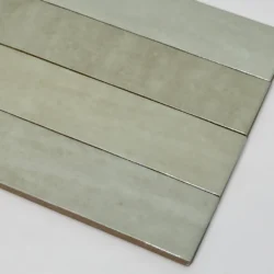 Płytki cegiełki miętowe ścienne Harmony Samira Mint 6x24,6. Kafelki w połysku do łazienki lub kuchni na ścianę.